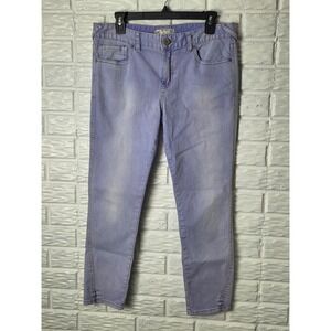 FREE PEOPLE denim pants Women's size 30 Light Purple Ankle FP Stretch
